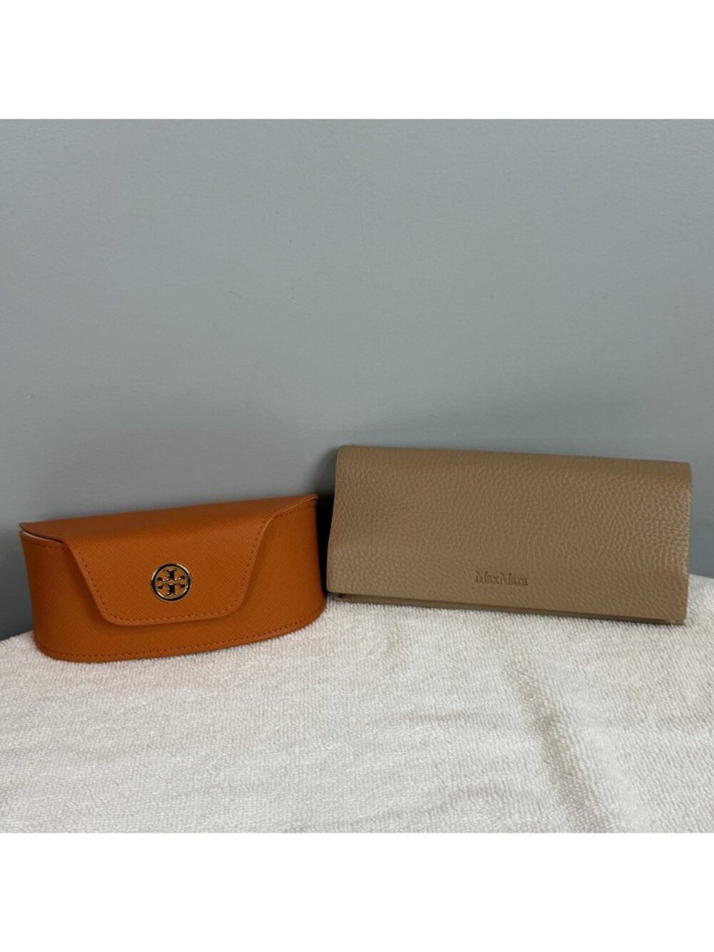 Tory Burch Sunglasses Case Max Mara Eyeglasses Case Lot of 2 Designer